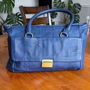 J. Crew Margate Pebble Leather Satchel 77642